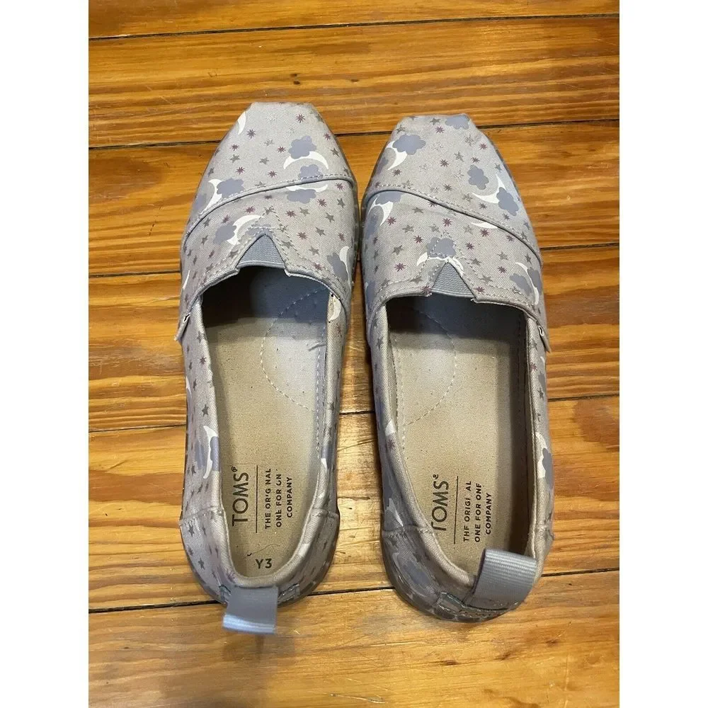 Toms Arctic Ice Foil Starry Sky Print Girls Size‎ 3